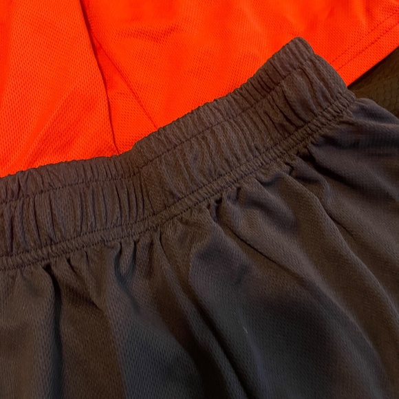 Set of 3 Boys Athletic Shorts – Red, Black & Navy Blue - Picture 6 of 6